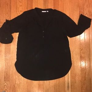 Halogen Black Dress Shirt Size M